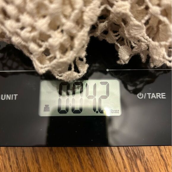 Phase One White Cotton Scalloped Crochet Lace Tank Top - Picture 9 of 10